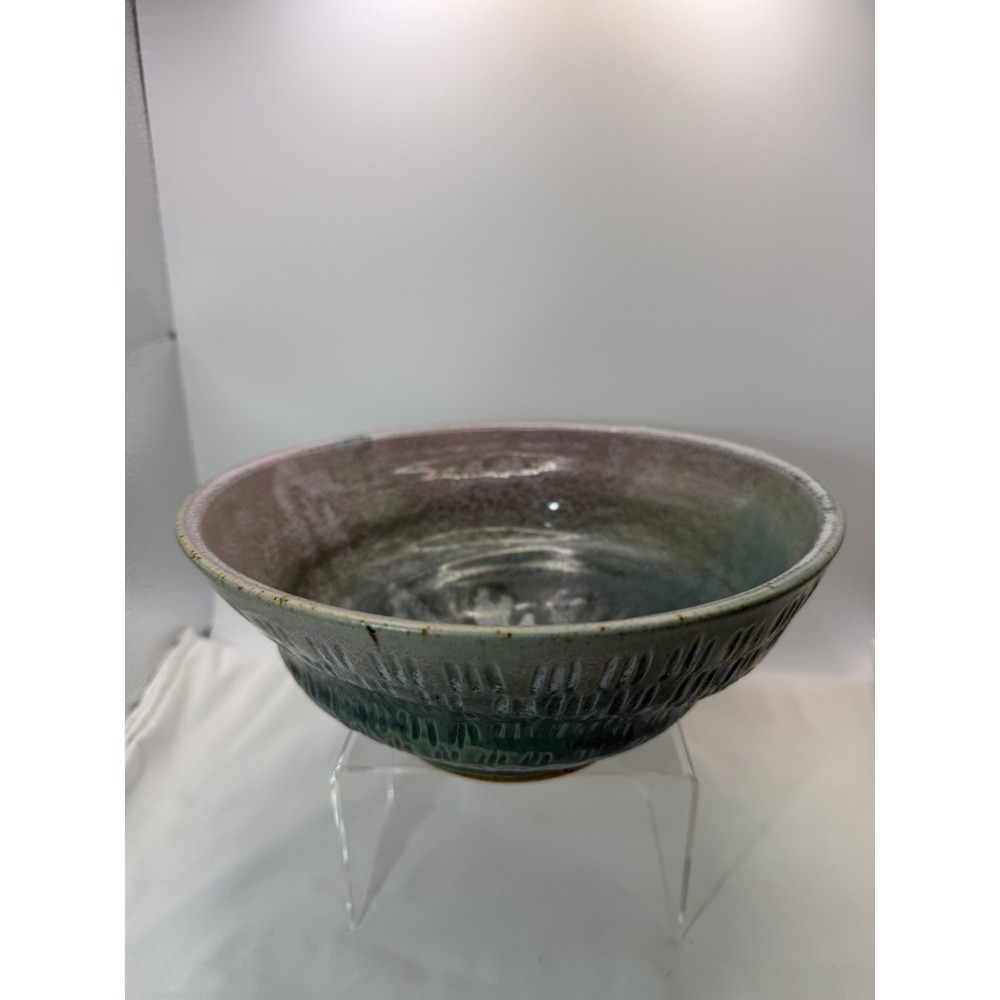 Pottery Handmade Large Blue Turquoise Bowl